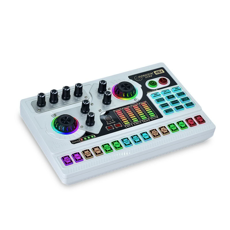 Glamour Saint SX96 USB külső hangkártya otthoni professzionális élő közvetítéshez és felvételhez