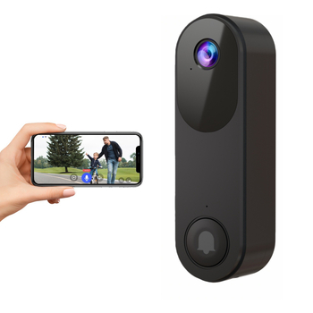 Video zvono za vrata s WiFi, 720P rezolucijom, 1 MP senzorom, napajanje baterijom, boja noćnog vida