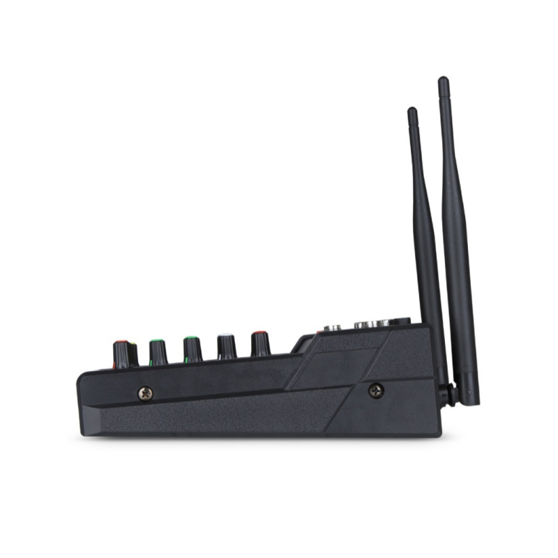 Všetko-v-jednom zosilňovač a miešací pult pre pódium a KTV s mikrofónom, USB, Bluetooth, reverbou a ekvalizérom