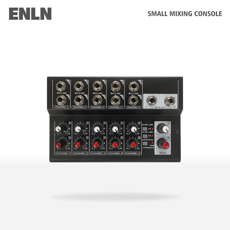 Mixer MP3 cu 10 canale pentru scenă și nunți, cu interfață audio USB