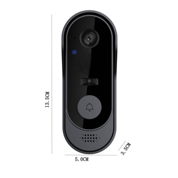 Sonerie video WiFi M9 cu baterie încorporată, vizualizare infraroșu noaptea, intercom bidirecțional, captură foto