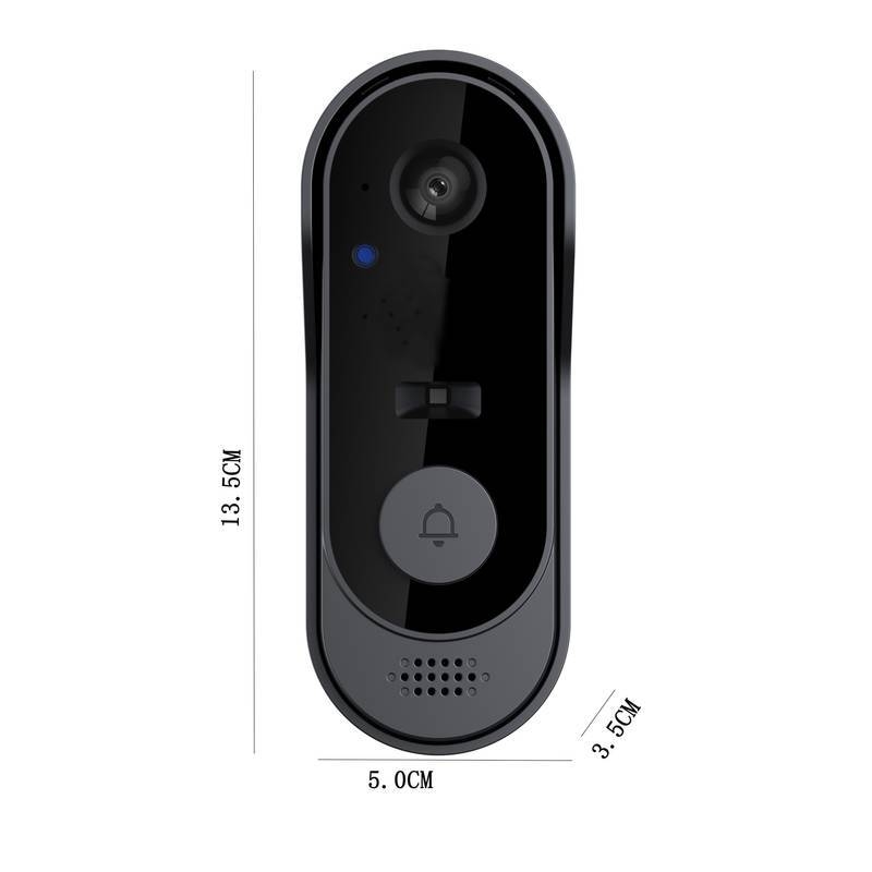 Sonerie video WiFi M9 cu baterie încorporată, vizualizare infraroșu noaptea, intercom bidirecțional, captură foto