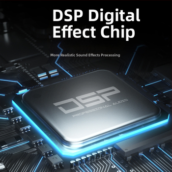 4-kanálový karaoke mixér s integrovaným Bluetooth a efektom reverbu, JXSOU UM33 pre domáce nahrávanie a živé vysielanie