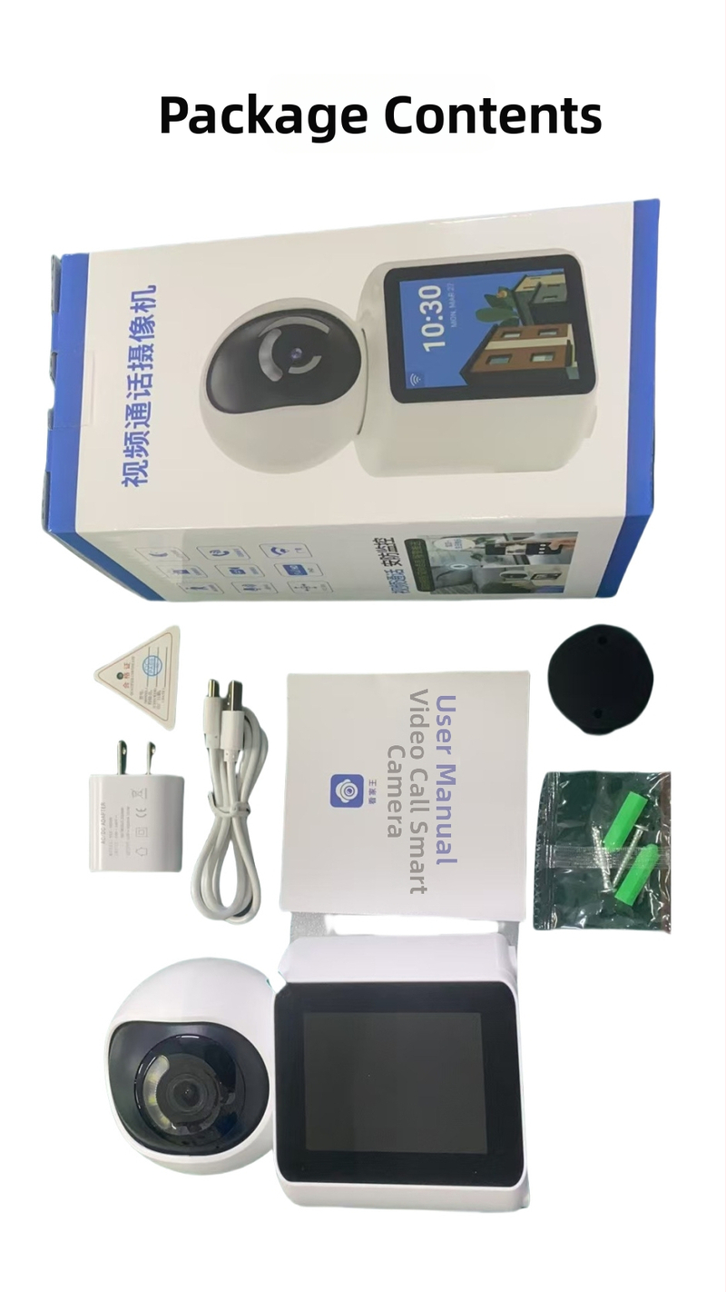 Vnútorná smart kamera so dvojcestnou videokomunikáciou, rozlíšenie 1080–1200p, Wi‑Fi 2,4 GHz a ovládanie mobilnou aplikáciou, detekcia pohybu