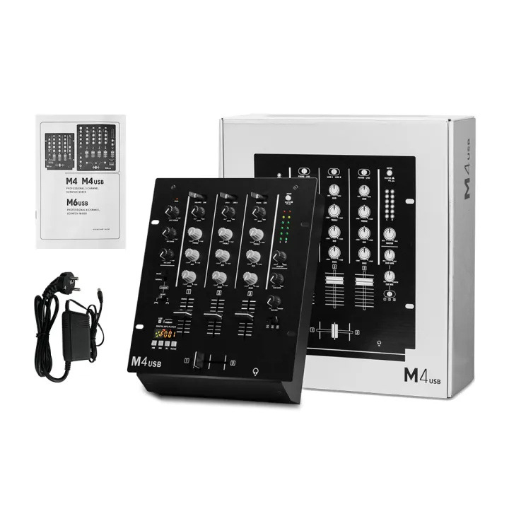 3-kanalni USB DJ mikser sa Scratch Padom za live nastupe
