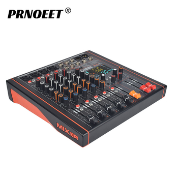 6-kanalni digitalni mikser za live prijenos s Bluetooth i USB - PRNOEET P-852, 30W