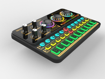 Kamandi k900 κάρτα ήχου με μίκσερ — εξωτερική PCI DSP διεπαφή δύο καναλιών για ζωντανό τραγούδι και καταγραφή βίντεο (PCI, DSP, εξωτερική, δύο καναλιών)