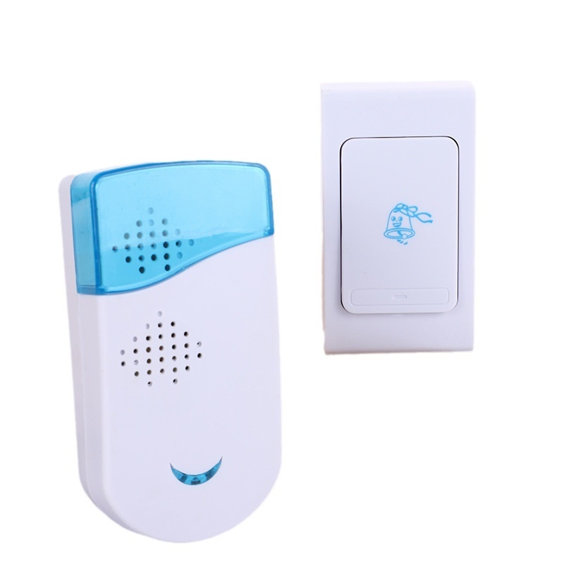 Bezdrôtový zvonček na dvere 813DC s diaľkovým ovládaním, 36 zvonivých melódií, napájaný dvoma batériami No.7, vhodný pre dom, byt a hotel