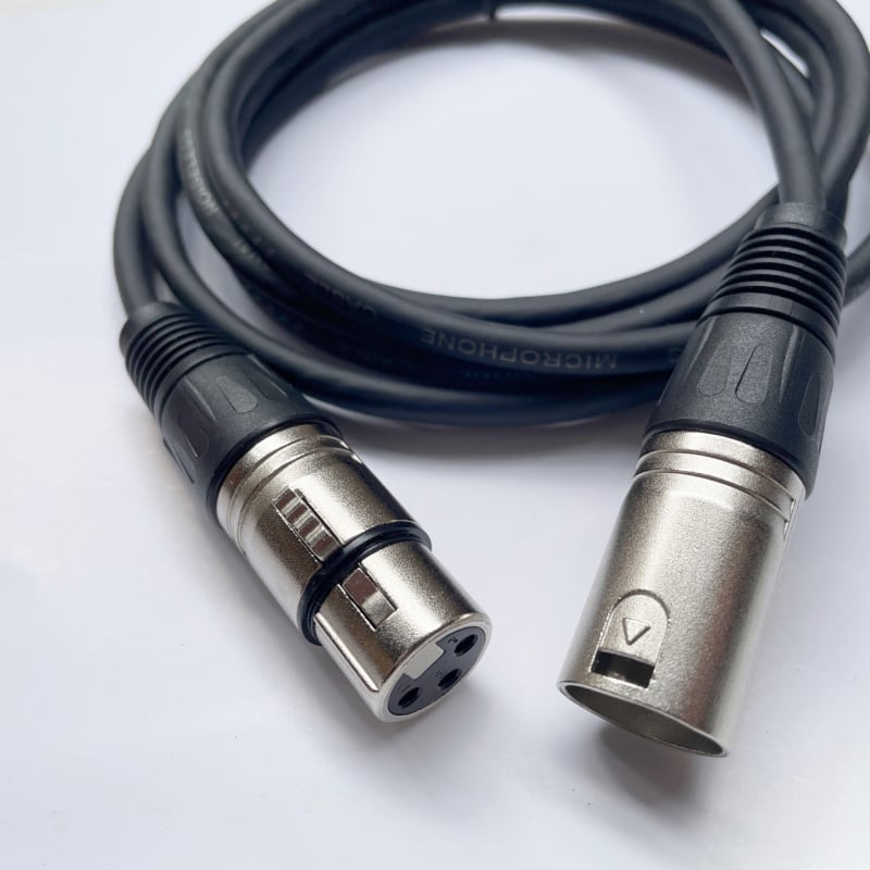 Izbalansirani XLR audio kabel, muški–ženski, duljina 1 m, za mikrofone i audio opremu
