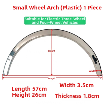 Dekoratívna páska na okraj kolies pre trojkolesové motocykle