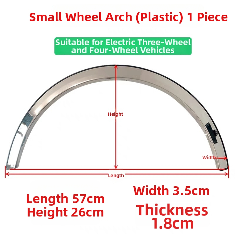 Dekoratívna páska na okraj kolies pre trojkolesové motocykle