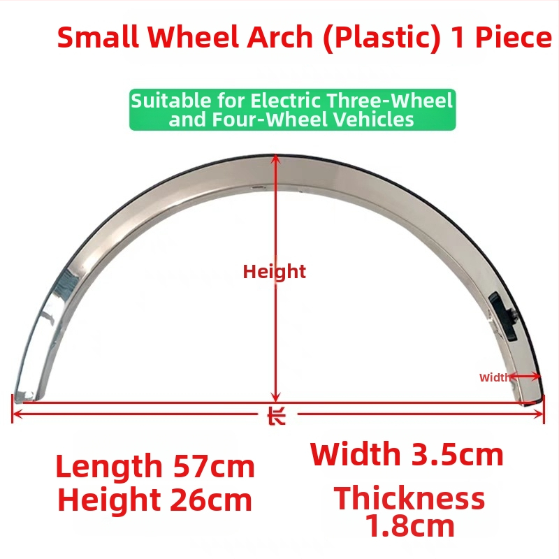 Dekoratívna páska na okraj kolies pre trojkolesové motocykle