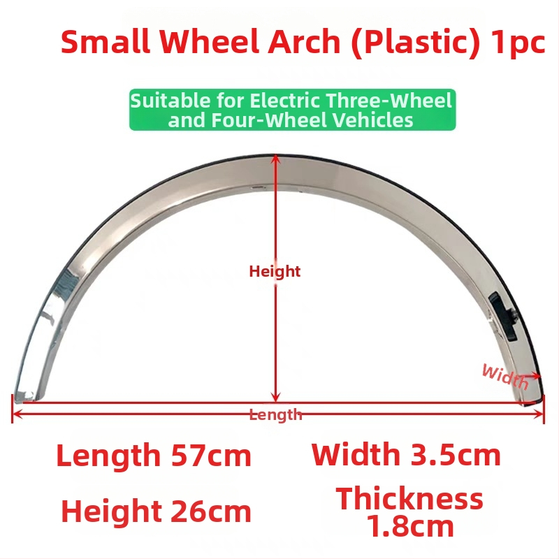 Dekoratívna páska na okraj kolies pre trojkolesové motocykle