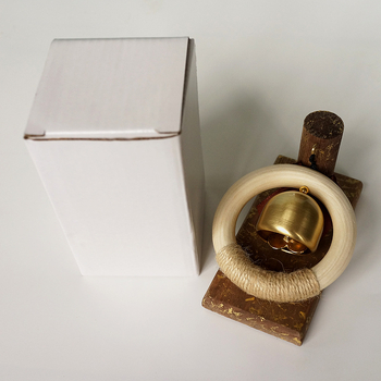 Ajtócsengő függő – fém harang-dísz a bejárathoz