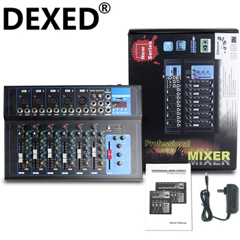 Mixer DJ Bluetooth USB cu reverb - Model F7, Putere 200
