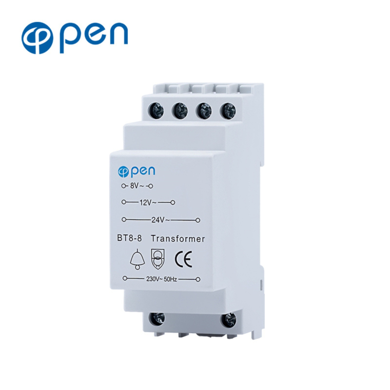 Transformator pentru sonerie BT8-8, ieșire 8V/12V/24V, intrare 220V, sonerie cu inducție