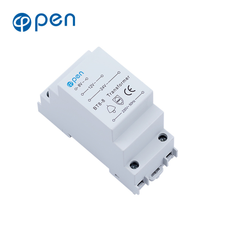 Transformator pentru sonerie BT8-8, ieșire 8V/12V/24V, intrare 220V, sonerie cu inducție