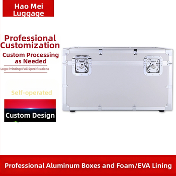 Κιβώτιο μεταφοράς από κράμα αλουμινίου για όργανα και εξοπλισμό – αλουμινένιος σκελετός, πυράντονη επιφάνεια, EVA επένδυση, προσαρμοζόμενη φέρουσα ικανότητα