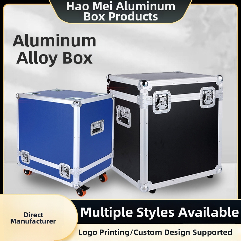Κιβώτιο μεταφοράς από κράμα αλουμινίου για όργανα και εξοπλισμό – αλουμινένιος σκελετός, πυράντονη επιφάνεια, EVA επένδυση, προσαρμοζόμενη φέρουσα ικανότητα