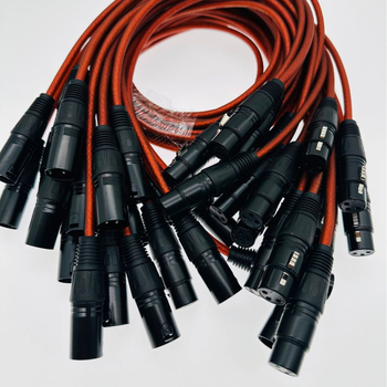 XLR kabel za mikrofon s muškim i ženskim konektorima, balansirani audio kabel za mikser i gitaru