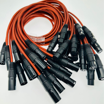 XLR kabel za mikrofon s muškim i ženskim konektorima, balansirani audio kabel za mikser i gitaru