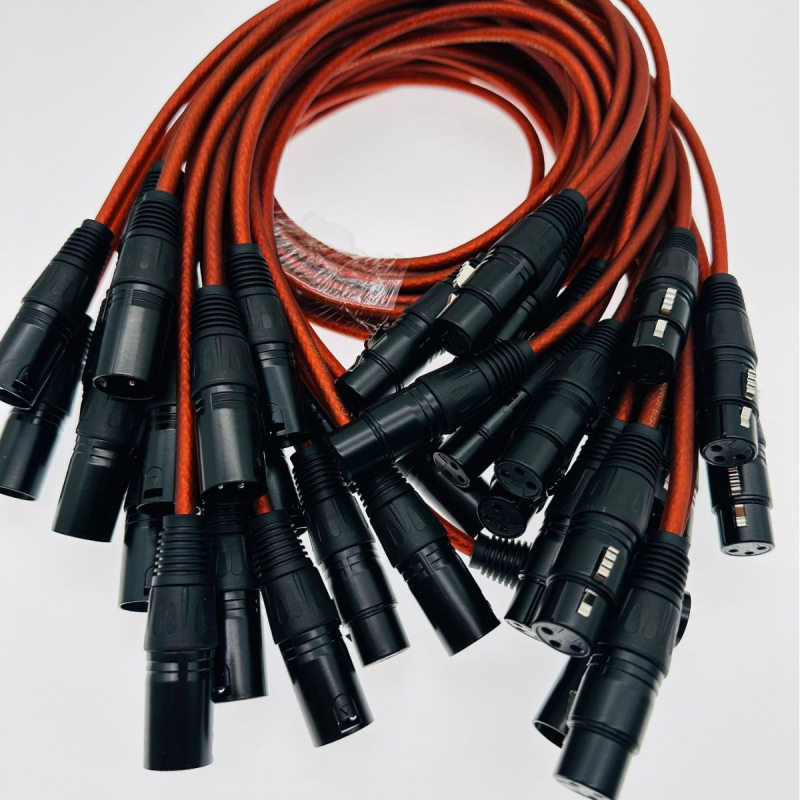 XLR kabel za mikrofon s muškim i ženskim konektorima, balansirani audio kabel za mikser i gitaru