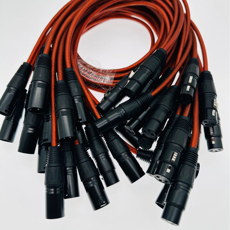 XLR kabel za mikrofon s muškim i ženskim konektorima, balansirani audio kabel za mikser i gitaru