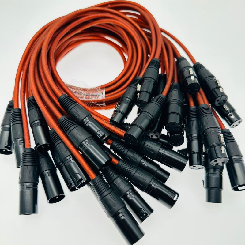 XLR kabel za mikrofon s muškim i ženskim konektorima, balansirani audio kabel za mikser i gitaru