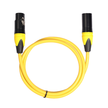 XLR audio kabel s zaštitom od cinkove legure, bojom kodiran, prilagodljiva duljina, muško–ženski priključci, potpuno balansiran za mikser i pojačalo