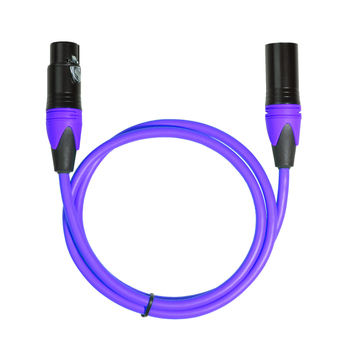 XLR audio kabel s zaštitom od cinkove legure, bojom kodiran, prilagodljiva duljina, muško–ženski priključci, potpuno balansiran za mikser i pojačalo