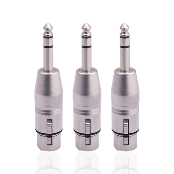 rexlis audio adapter 6,35 mm stereo na 3‑pin XLR mikrofon za mikser