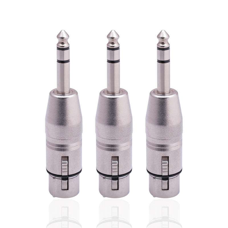 rexlis audio adapter 6,35 mm stereo na 3‑pin XLR mikrofon za mikser