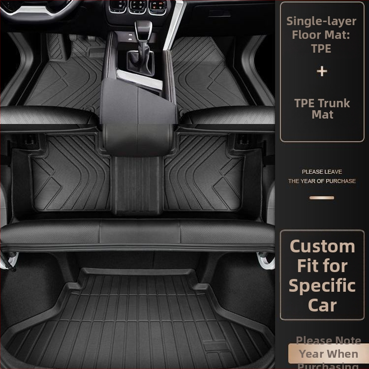 Beijing X3 TPE autopoťahy na podlahu, úplné pokrytie, pre Zhida špeciálny model, 2021, vodičov koberec