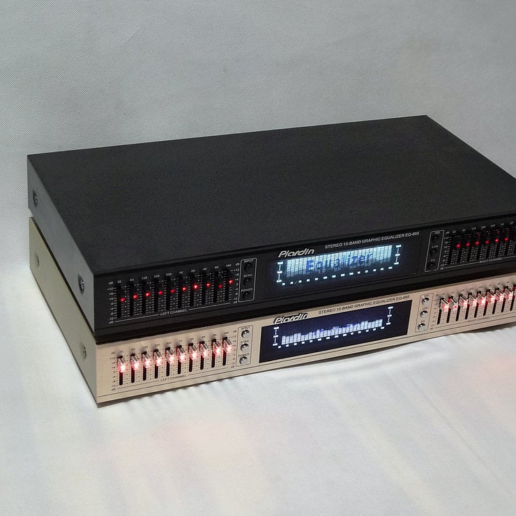 EQ665 еквалайзер за аудио, стерео, двойна 10-лента, регулиране на баса