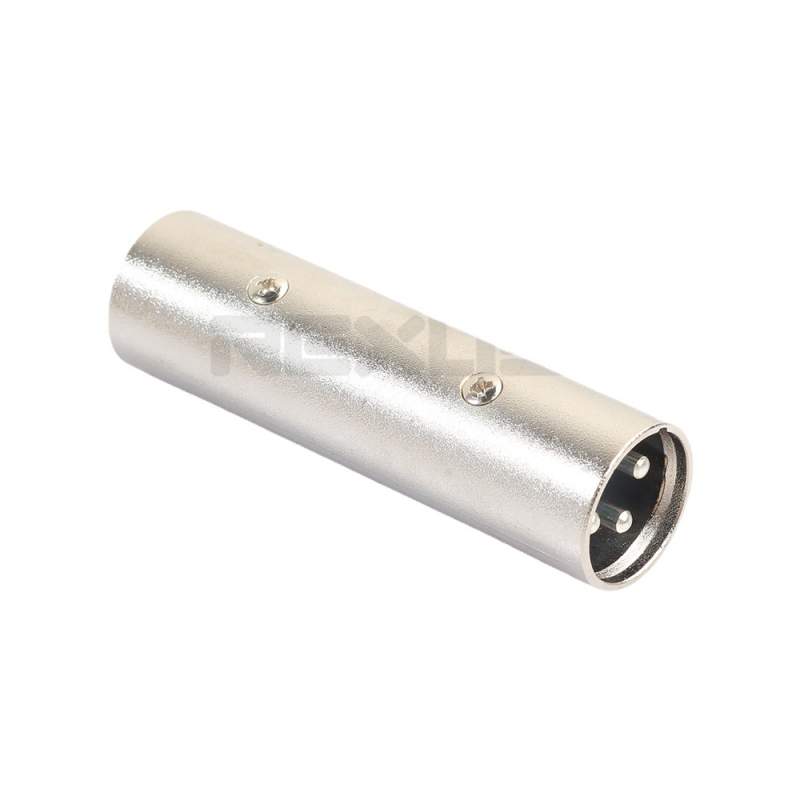 XLR audio adapter s kućištem od cinkovog legura, RoHS potvrda, radna temperatura 20–80°C, marka REXLIS