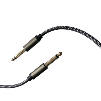 6.5 mm audio kabel, muško–muški, dvovodični kabel, za zvučnike, mikser, pojačalo, mikrofon, klavir i električnu gitaru