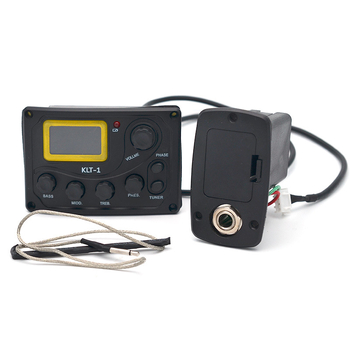 GETMusic KLT-1 EQ Πικάπ Ακουστικής Κιθάρας, 4-ζώνης EQ, Βάρος 130 g