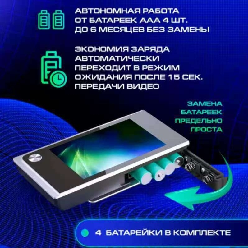 SN520A, skriveni elektronički očni otvor za vrata, napajanje AAA, 5V, 0,5W