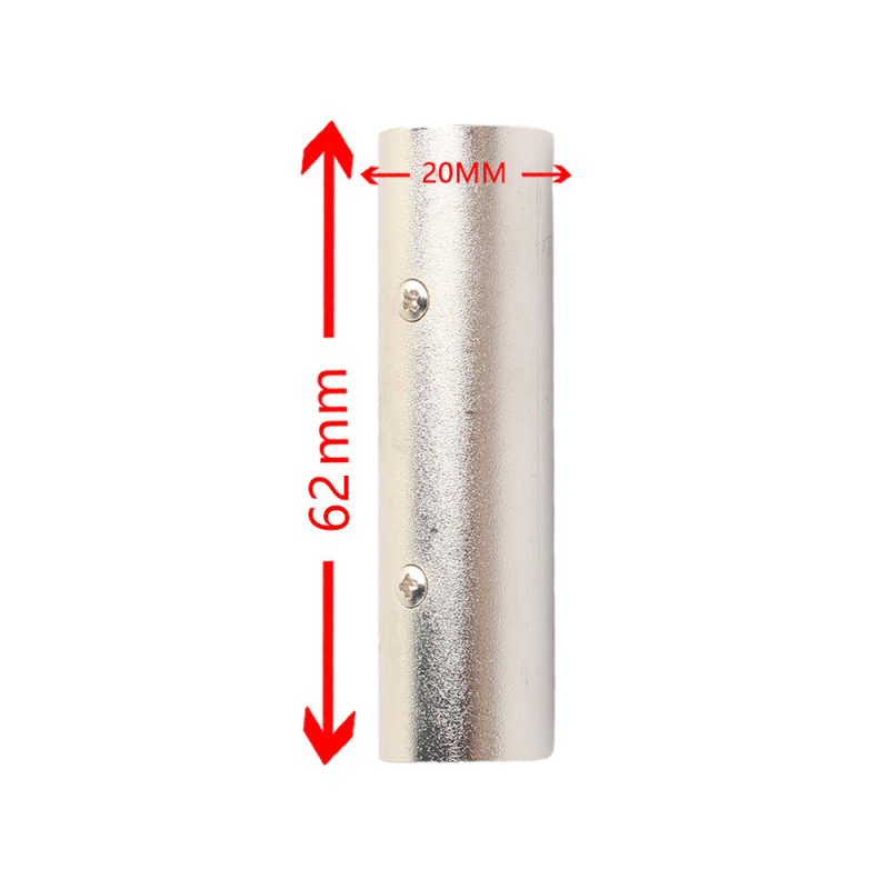3-žilni bakreni XLR muški–muški adapter