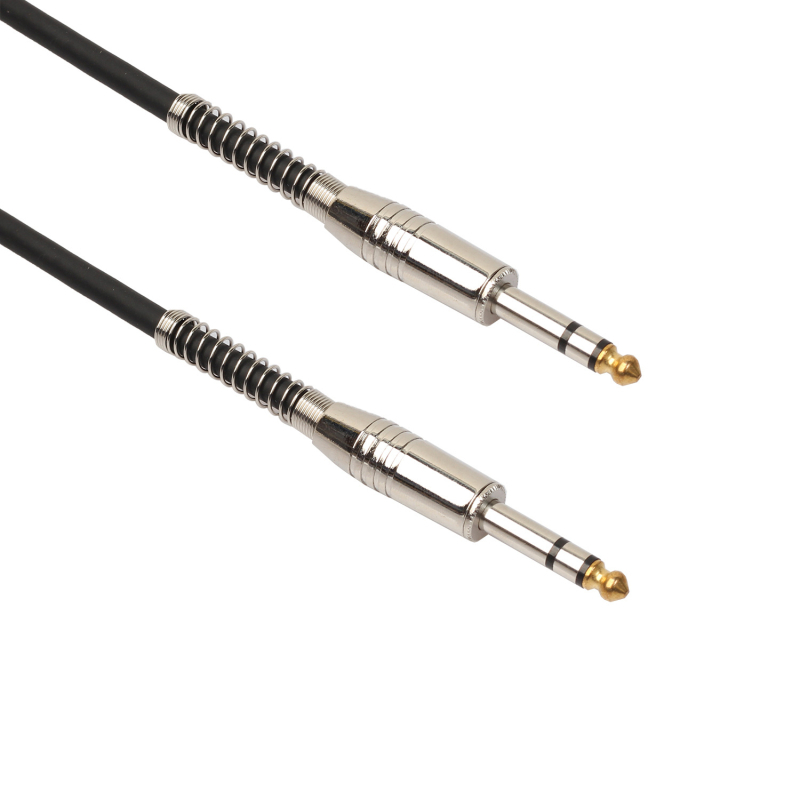 3-žilni stereo audio kabel 1/4 inča muško‑muški za mikser i električnu gitaru, 6,35 mm konektor