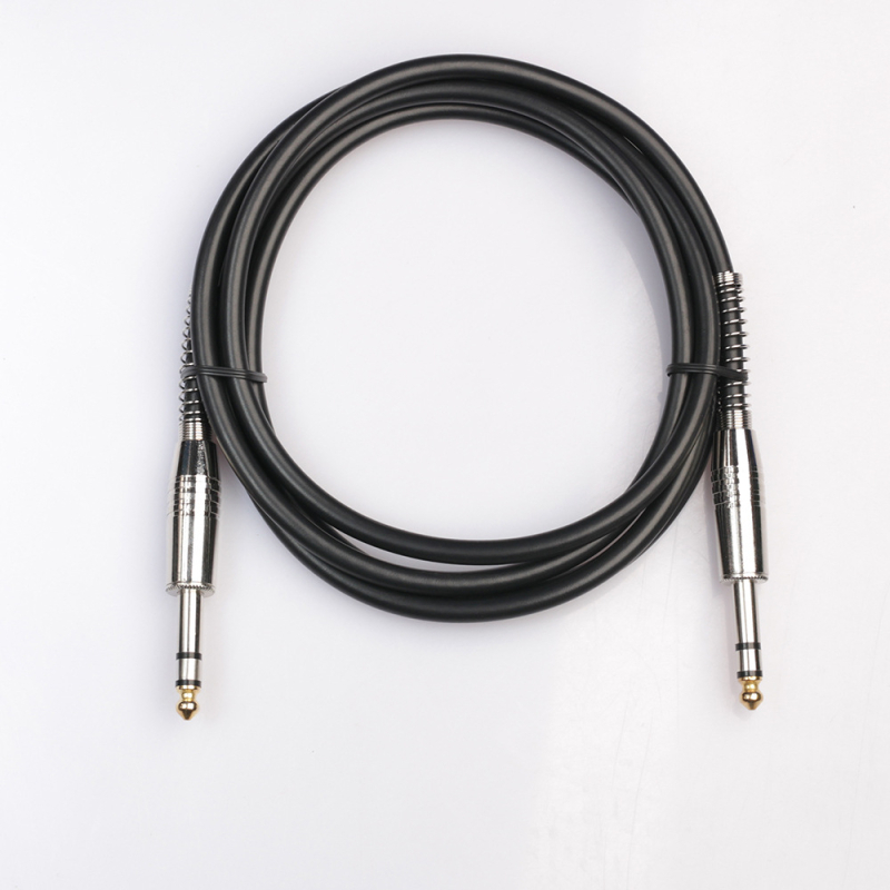 3-žilni stereo audio kabel 1/4 inča muško‑muški za mikser i električnu gitaru, 6,35 mm konektor
