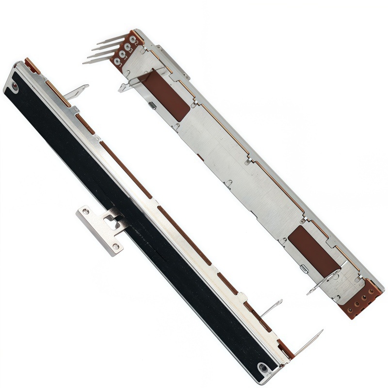 Potentiometru fader pentru mixerul Allen Hessey QU32/GLD80, 128 mm, 10 kΩ, 4 pini, fără motor