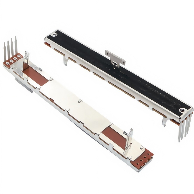 Potentiometru fader pentru mixerul Allen Hessey QU32/GLD80, 128 mm, 10 kΩ, 4 pini, fără motor