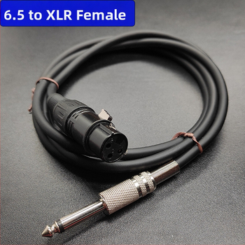 Kabel zvučnika 6,35 mm na XLR za mikrofon, miks i vanjsku zvučnu karticu — duljine od 0,3 do 10 m