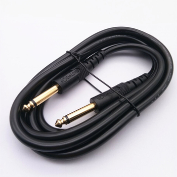 Kabel za mikrofon s pozlaćenim konektorima, 6,5 mm na 6,5 mm, muški na muški, 6,3 mm audio priključak, za audio i video primjenu