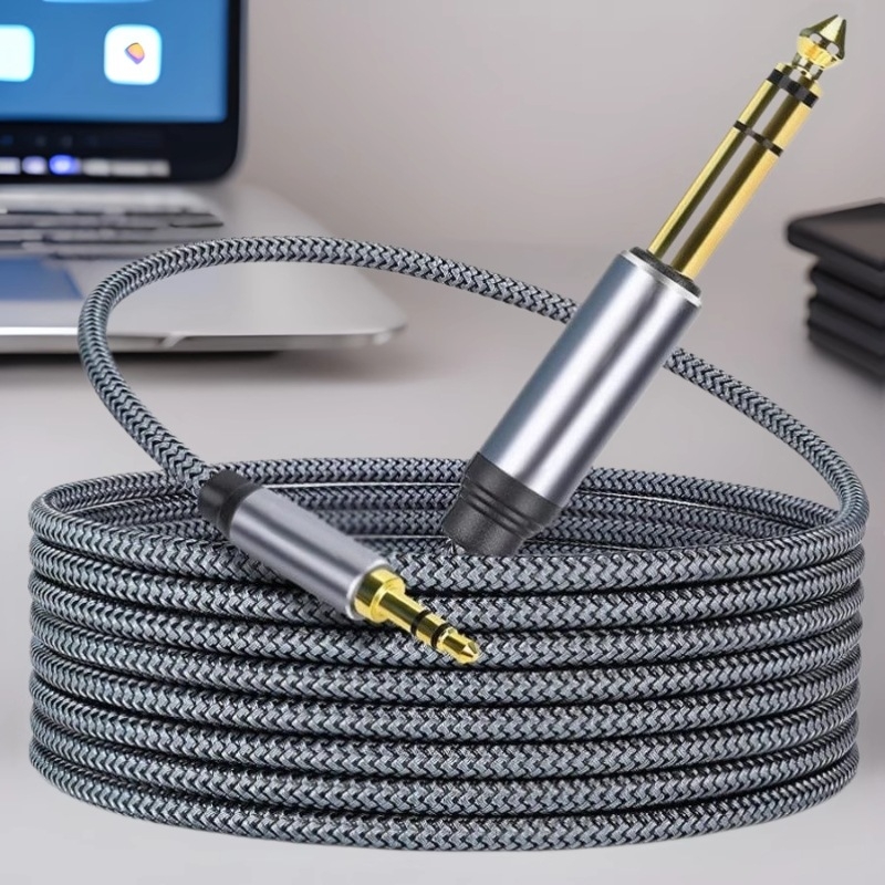 Audio kabel 3.5–6.5, zlatno premazano, tinirana bakrena jezgra, Rohs certificirano
