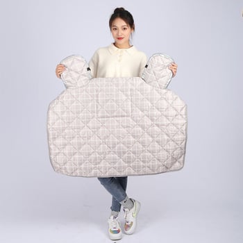 Покривка за предното стъкло на електрическо превозно средство, двустранно водоустойчива, полиестер, минималистичен стил, марка Mubeijia