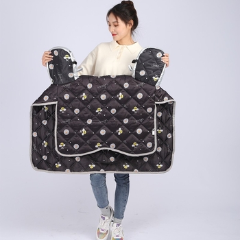 Покривка за предното стъкло на електрическо превозно средство, двустранно водоустойчива, полиестер, минималистичен стил, марка Mubeijia