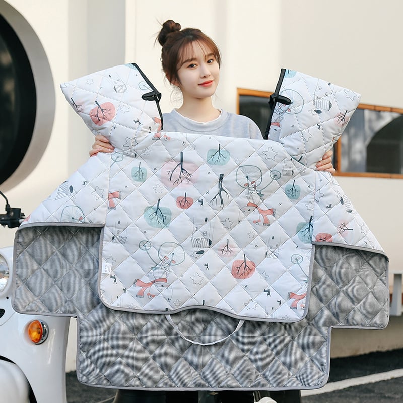 Покривка за предното стъкло на електрическо превозно средство, двустранно водоустойчива, полиестер, минималистичен стил, марка Mubeijia