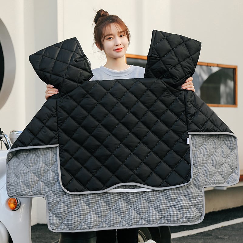 Покривка за предното стъкло на електрическо превозно средство, двустранно водоустойчива, полиестер, минималистичен стил, марка Mubeijia